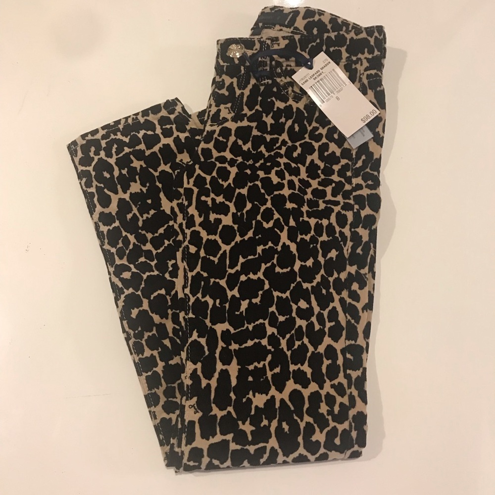 Juicy Couture Leopard Print Girls Pants Size 8 NWT